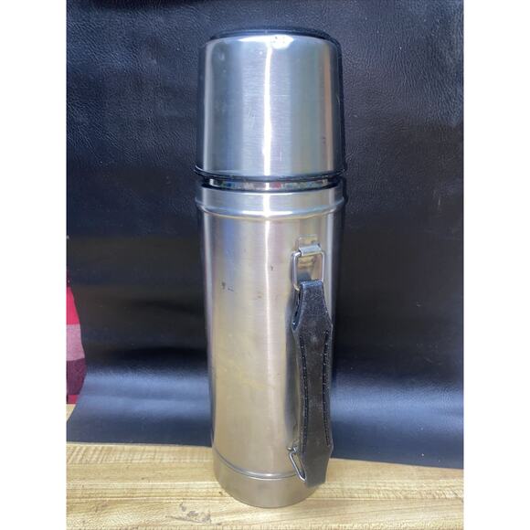 Greatland Stainless Steel Vintage Vacuum Bottle Handle Camping Coffee Taiwan - Picture 2 of 9